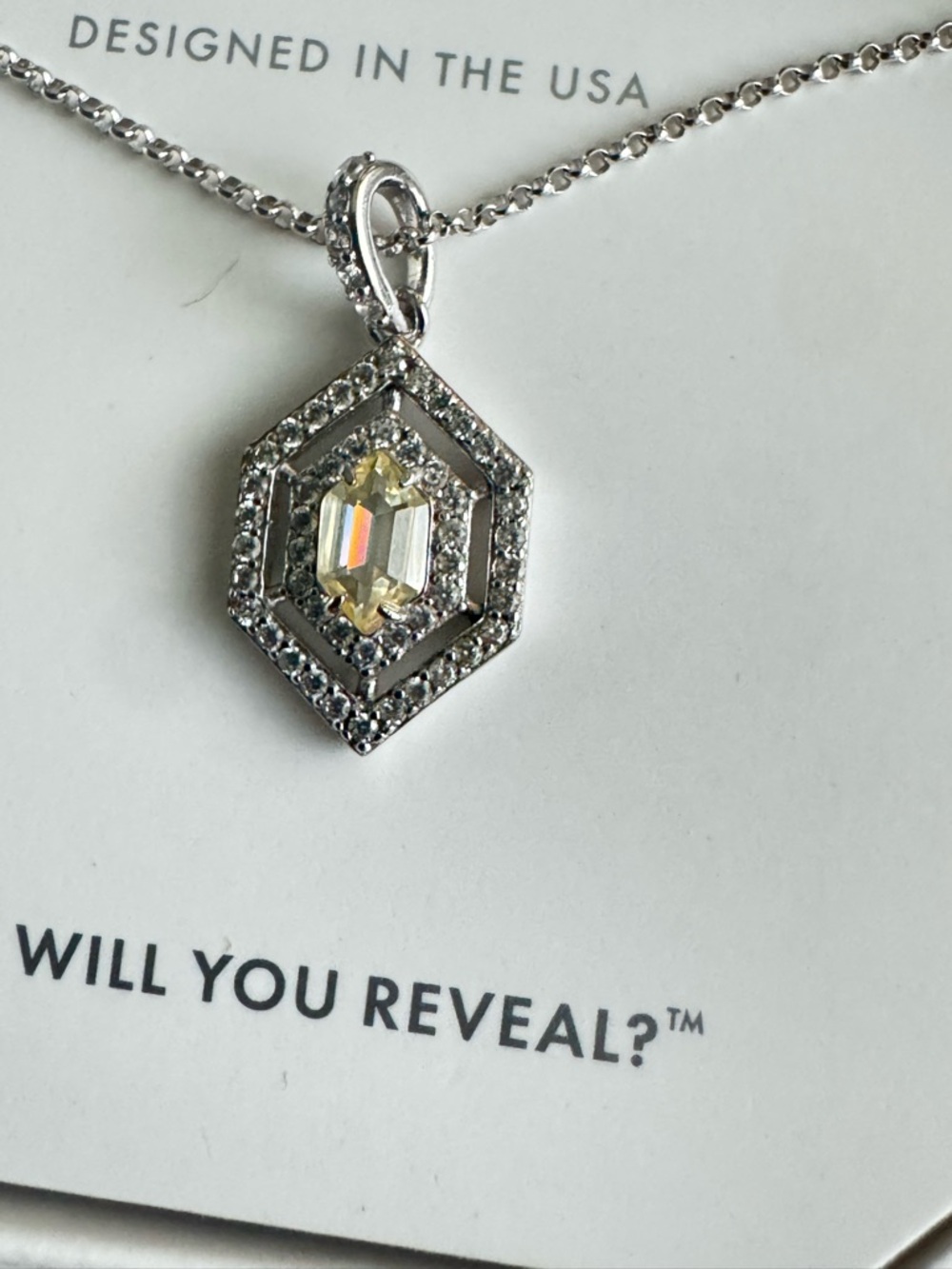 ✨ Bomb Party Sterling Silver Lemon CZ Necklace NWT